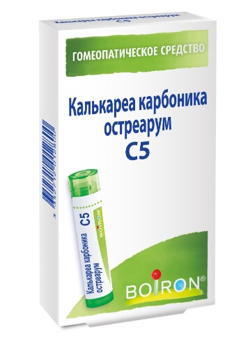 КАЛЬКАРЕА КАРБОНИКА ОСТРЕАРУМ С5 ГОМЕОПАТ МОНОКОМП ПРЕПАРАТ ЖИВОТН ПРОИСХОЖД