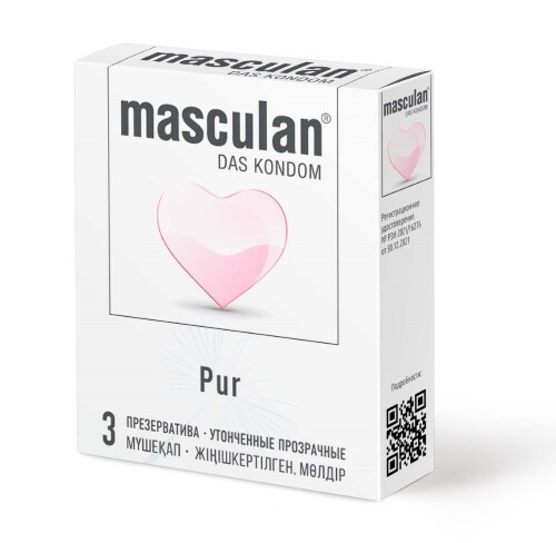 Презервативы masculan pur 3 шт.