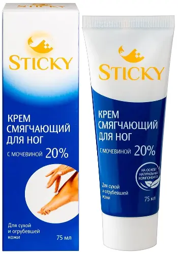 Sticky крем смягчающий для ног с мочевиной 75 мл
