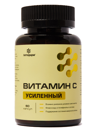 Летофарм витамин с усиленный 60 шт. капсулы массой 810 мг/банка