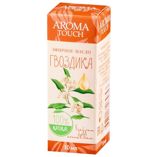 Купить Aroma touch масло эфирное гвоздика 10 мл в индивидуальной упаковке цена