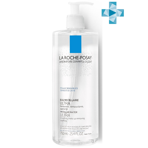 Купить La roche-posay мицеллярная вода ultra sensitive очищение для чувствительной кожи лица и глаз 750 мл цена