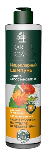 Купить Karelia organica мицеллярный шампунь укрепление и блеск 500 мл цена