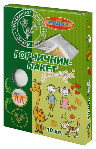 Горчичник-пакет детский элит 10 шт.