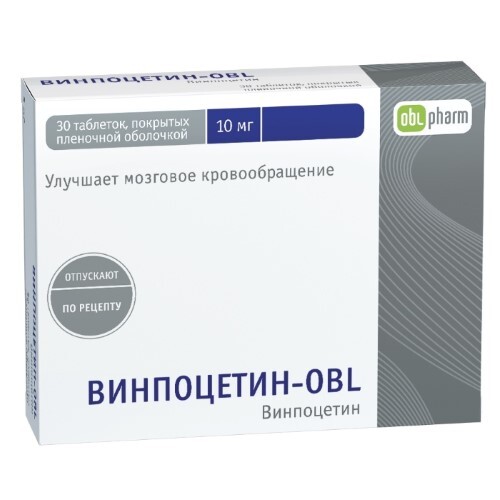 Купить ВИНПОЦЕТИН-OBL 0,01 N30 ТАБЛ цена