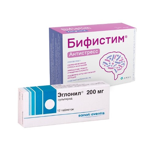 Набор Бифистим Антистресс №30 капс со скидкой 70% + Эглонил таблетки ...