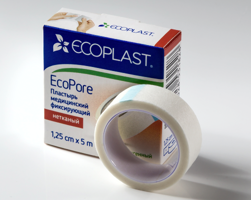 ECOPLAST ПЛАСТЫРЬ ECOPORE МЕДИЦИНСКИЙ ФИКСИРУЮЩИЙ НЕТКАНЫЙ