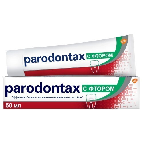 Купить PARODONTAX ЗУБНАЯ ПАСТА С ФТОРОМ 50МЛ цена