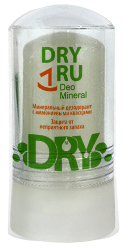 Dryru deo mineral минеральный дезодорант для всех типов кожи 60 гр