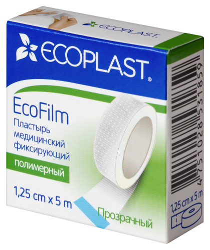 ECOPLAST ПЛАСТЫРЬ ECOFILM МЕДИЦИНСКИЙ ФИКСИРУЮЩИЙ ПОЛИМЕРНЫЙ