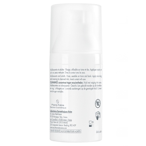 Avene cleanance комедомед концентрат для проблемной кожи склонной к акне 30 мл