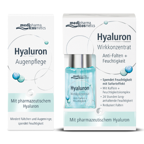 Купить Medipharma cosmetics hyaluron крем для кожи вокруг глаз 15 мл цена