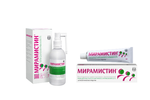 Набор со скидкой 300 рублей: Мирамистин мазь + Мирамистин р-р 150мл