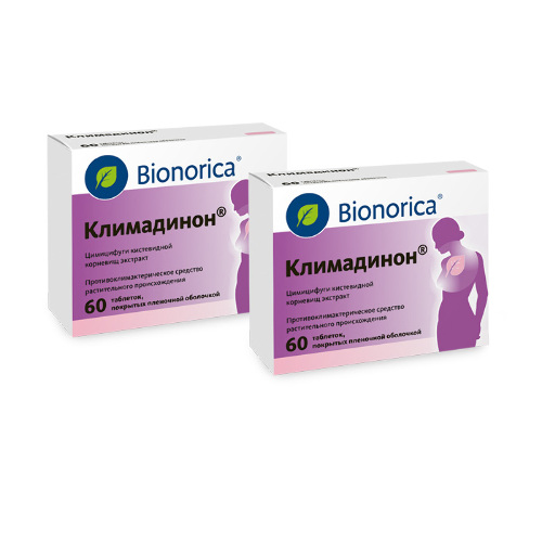 Набор из 2-х уп КЛИМАДИНОН №60 ТАБЛ со скидкой - цена 1406 руб., купить в интернет аптеке в Жигулёвске Набор из 2-х уп КЛИМАДИНОН №60 ТАБЛ со скидкой, инструкция по применению