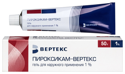 Купить ПИРОКСИКАМ-ВЕРТЕКС 1% 50,0 ГЕЛЬ Д/НАРУЖ ПРИМ в Сергиевом Посаде ПИРОКСИКАМ-ВЕРТЕКС 1% 50,0 ГЕЛЬ Д/НАРУЖ ПРИМ