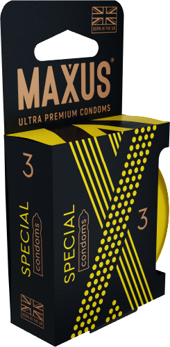 Презервативы maxus special точечно-ребристые 3 шт.