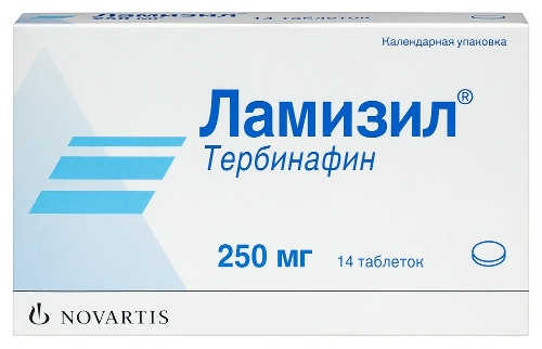 Ламизил 250 мг 14 шт. таблетки