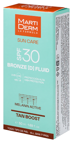 Martiderm sun care бронз d флюид spf30 50 мл
