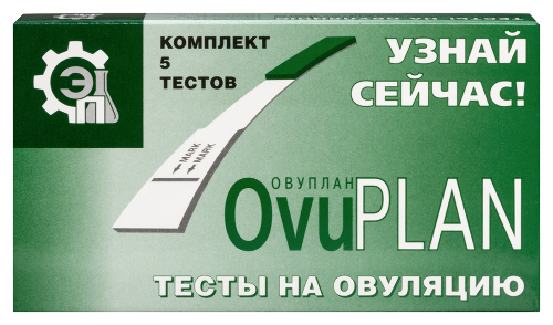 Тест-полоска для определения овуляции ovuplan 3,5 мм 5 шт.