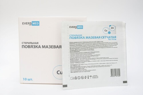 ПОВЯЗКА МАЗЕВАЯ СЕТЧАТАЯ СТЕРИЛЬНАЯ
