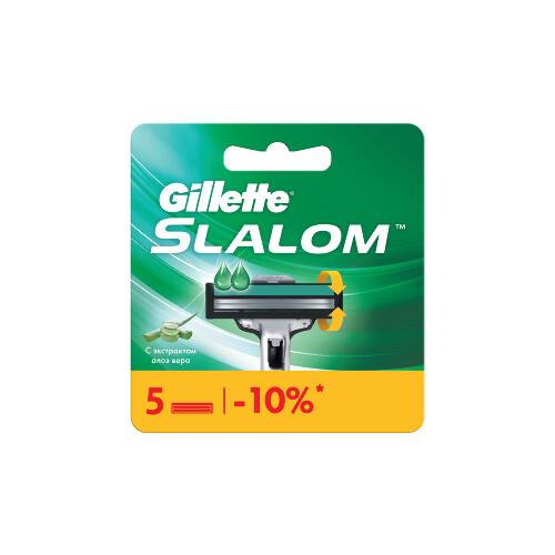 Gillette slalom кассета сменная 5 шт.