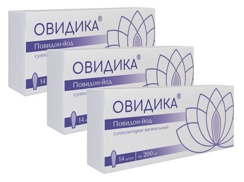 Набор Овидика 200 мг №14 (молочница, вагиноз, вагинит и др.) 3 уп.