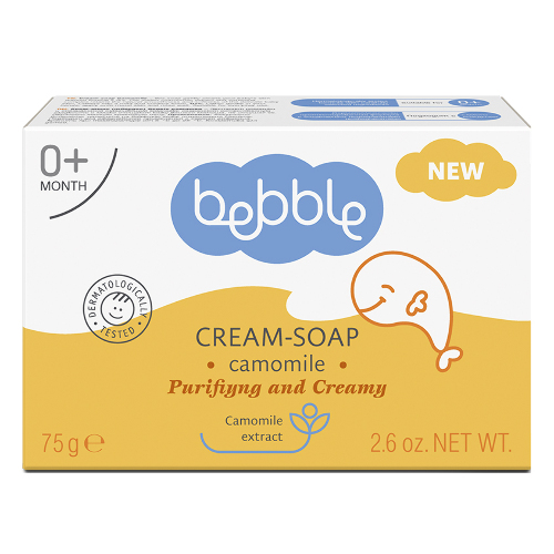 Bebble cream-soap крем-мыло твердое ромашка 75 гр