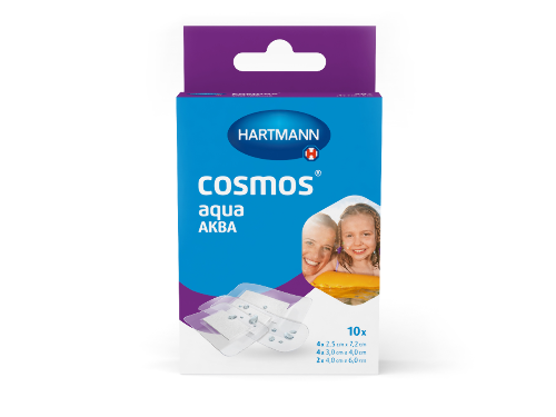 Купить Пластырь cosmos aqua / Космос аква (нестерильно) 10 шт./ набор 3 размера/ цена