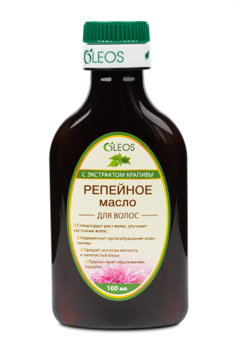Oleos масло репейное с экстрактом крапивы 100 мл