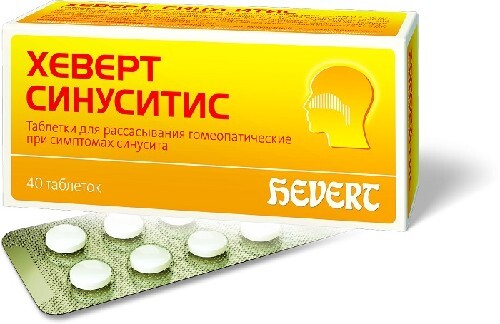 Хеверт синуситис 40 шт. таблетки для рассасывания