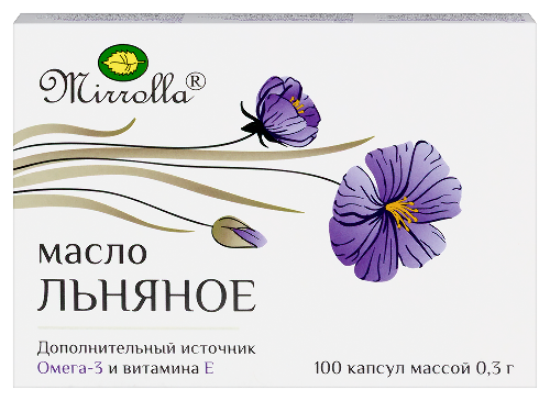 ЛЬНЯНОЕ МАСЛО КОМПЛЕКС С ВИТАМИНОМ Е