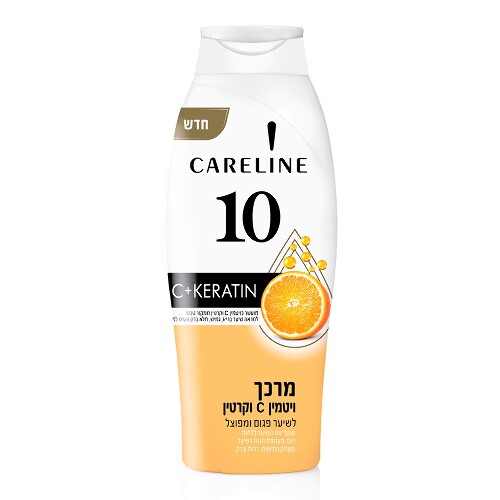 Купить Careline 10 кондиционер для поврежденных и секущихся волос с витамином с и кератином 700 мл цена