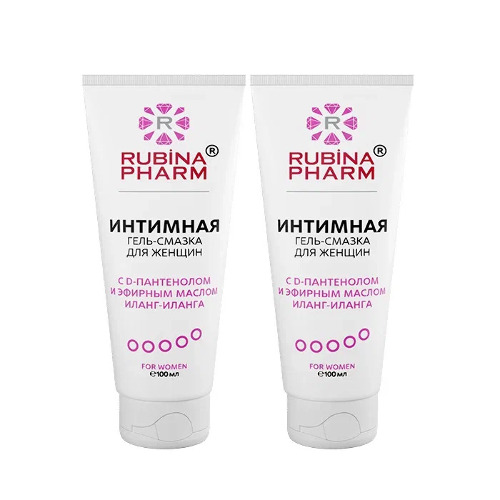 Набор 1+1 со скидкой: Rubinapharm гель-смазка интимная для женщин