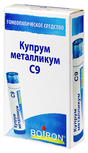 КУПРУМ МЕТАЛЛИКУМ С9 ГОМЕОПАТ МОНОКОМП ПРЕПАРАТ МИНЕРАЛЬНО-ХИМИЧ ПРОИСХОЖД