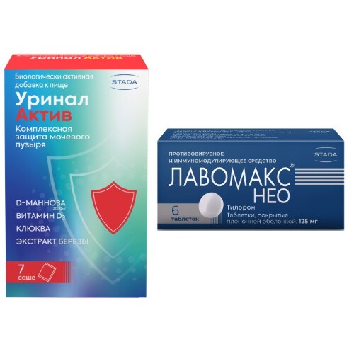 Набор Уринал Актив саше №7 + Лавомакс НЕО №6 со скидкой
