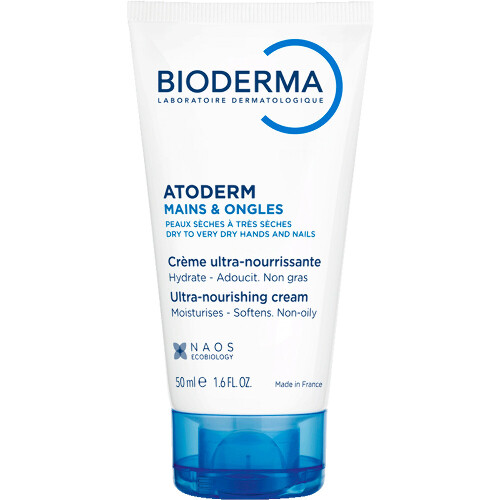 Bioderma Atoderm крем питательный восстанавливающий для сухой поврежденной кожи рук и ногтей 50 мл