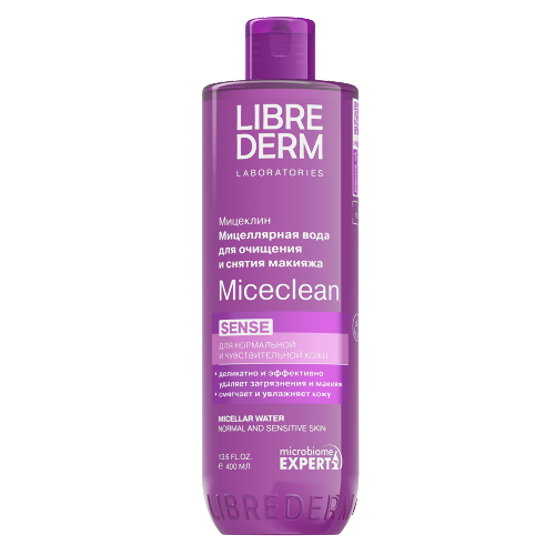 Librederm miceclean мицеллярная вода для снятия макияжа 400 мл