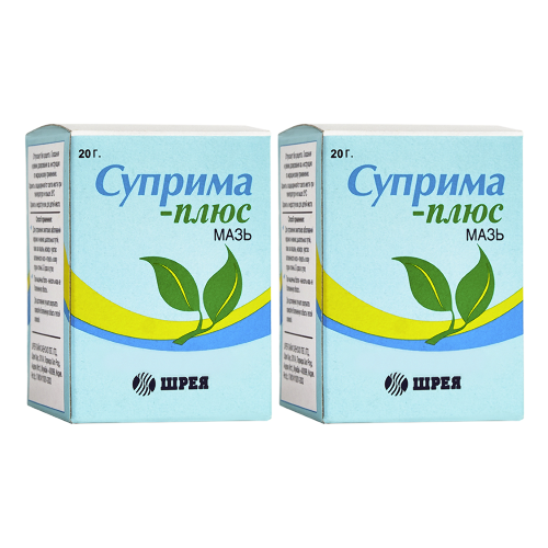 Набор от простуды  Суприма-Плюс мазь 20 г x2 со скидкой