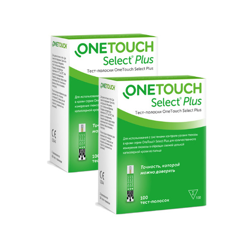 Набор тест-полоски One touch select plus №100 из 2 уп