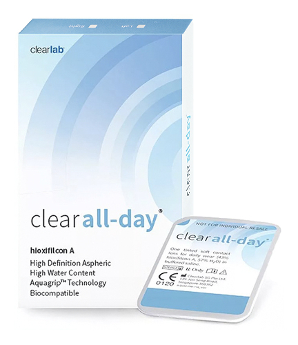 Clearall-day контактные линзы плановой замены 8,6/14,2/-5,00/ 6 шт.