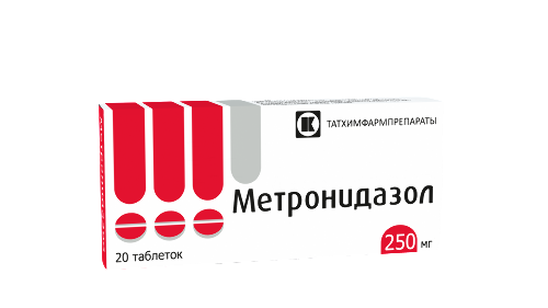 Метронидазол 250 мг 20 шт. таблетки