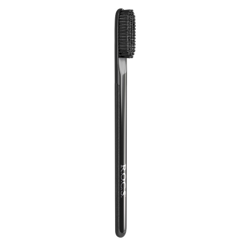 Rocs зубная щетка xl-clean black edition/средняя