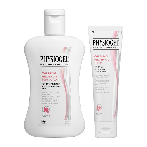 Набор PHYSIOGEL CR A.I "Успокаивающий" Крем 50 мл + Лосьон для тела 200 мл