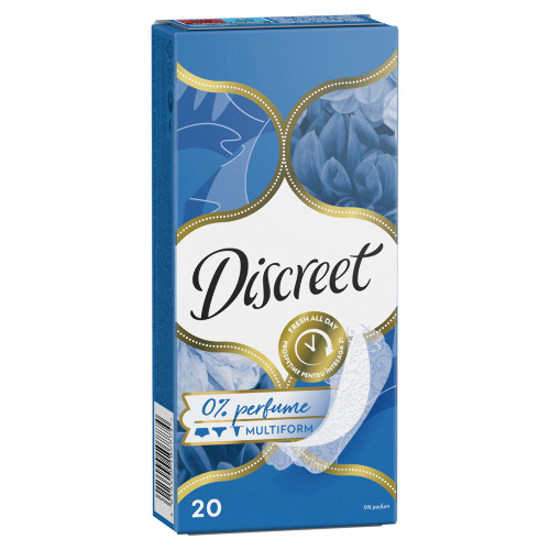 DISCREET AIR MULTIFORM ЕЖЕДНЕВНЫЕ ГИГИЕНИЧЕСКИЕ ПРОКЛАДКИ