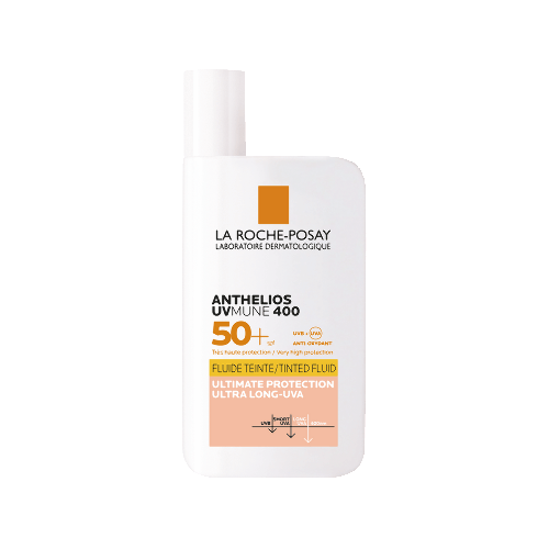 La roche-posay anthelios uvmune 400 флюид солнцезащитный тонирующий для лица spf50+/ppd42 50 мл