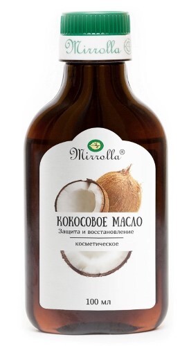 Купить Mirrolla масло кокосовое косметическое 100 мл цена