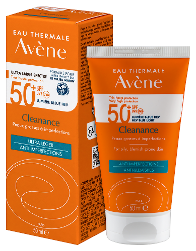 Avene cleanance флюид солнцезащитный для проблемной кожи spf50+ 50 мл