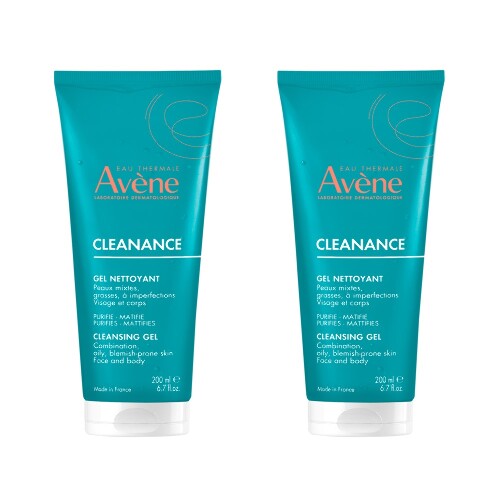 Набор из 2-х уп AVENE КЛИНАНС ГЕЛЬ ОЧИЩАЮЩИЙ МАТИРУЮЩИЙ 200МЛ