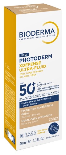 BIODERMA PHOTODERM XDEFENSE ФЛЮИД СОЛНЦЕЗАЩИТНЫЙ ДЛЯ ВСЕХ ТИПОВ КОЖИ SPF50+