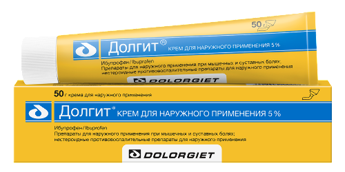 Долгит 5% крем для наружного применения 50 гр